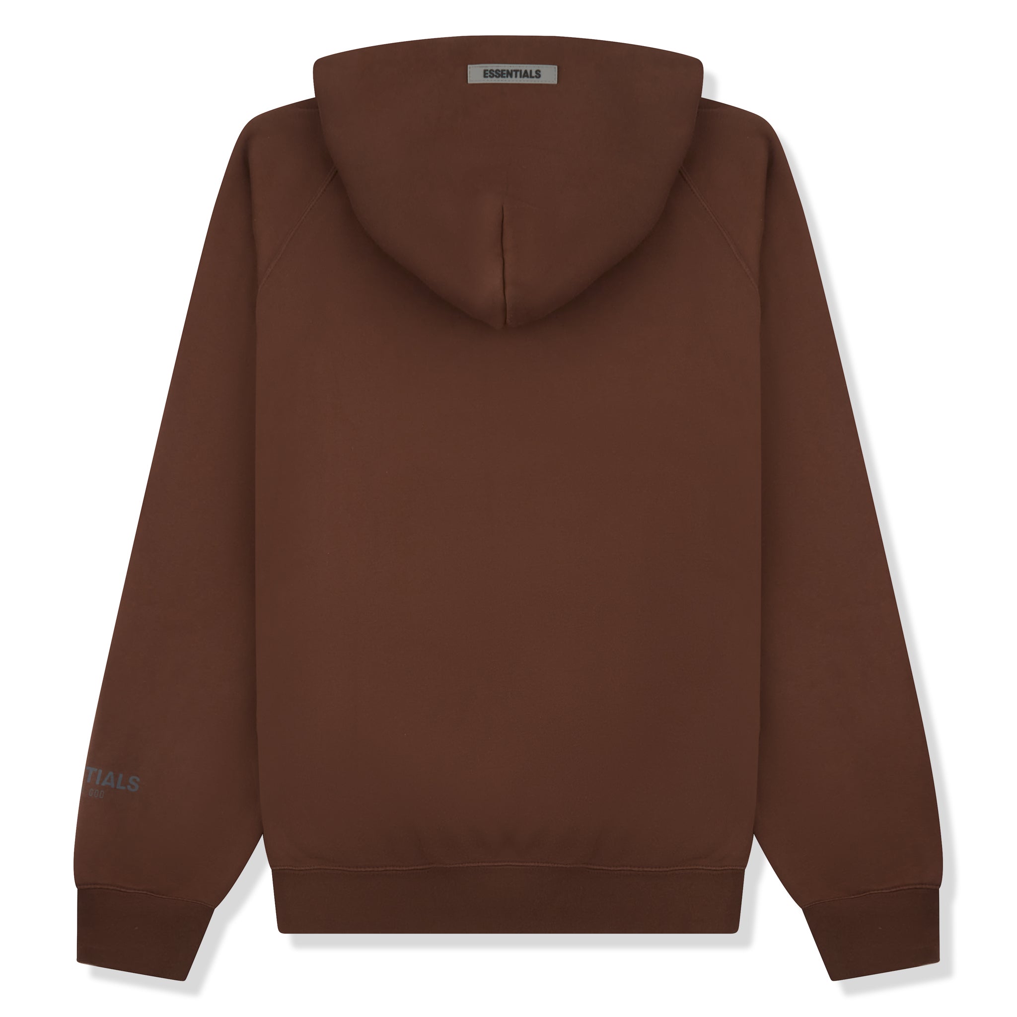 Image of Pre Owned - Fear Of God Essentials Brown Rain Drum Hoodie